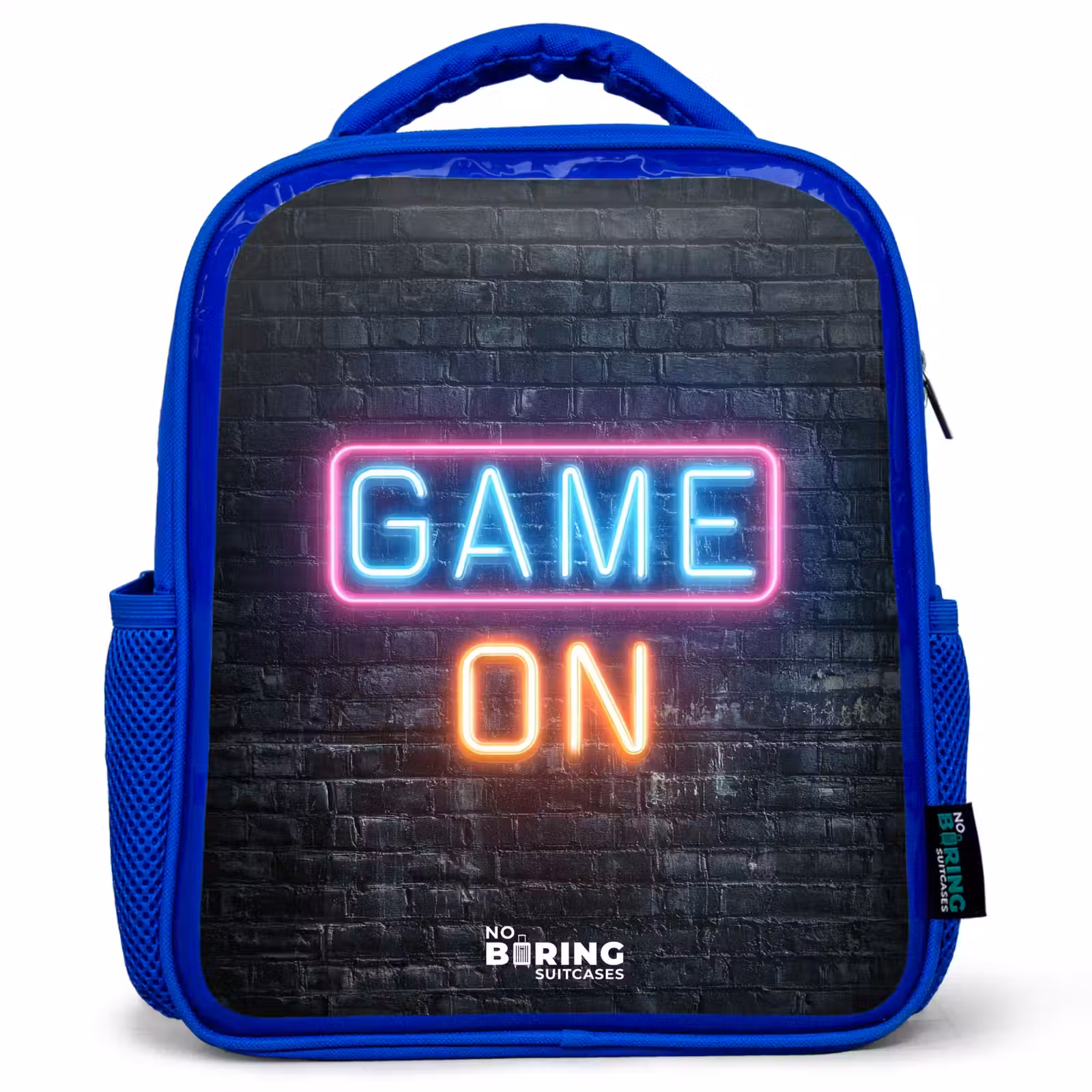Kinderrugzak - Blauw - Game - Letters - Neon — 1