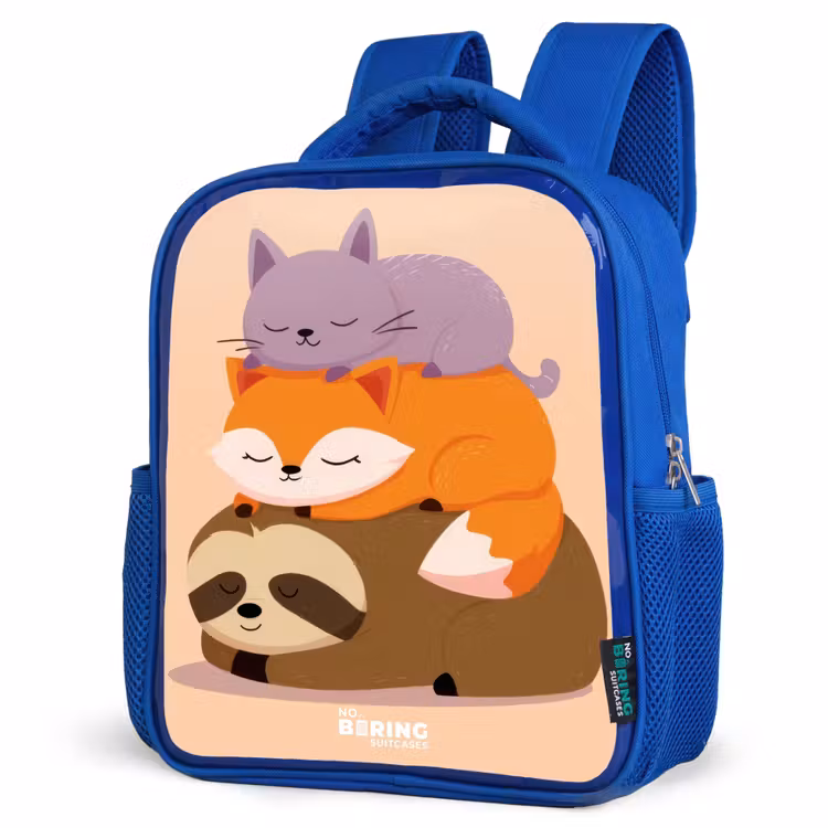 Kinderrugzak - Blauw - Dieren - Slapen - Samen — 7