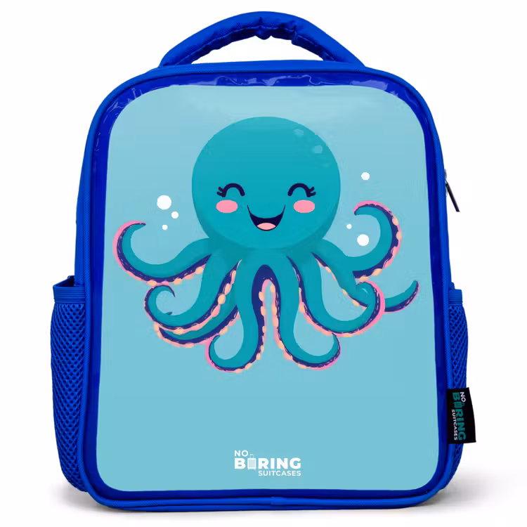 Kinderrugzak - Blauw - Octopus - Water - Blauw — 1