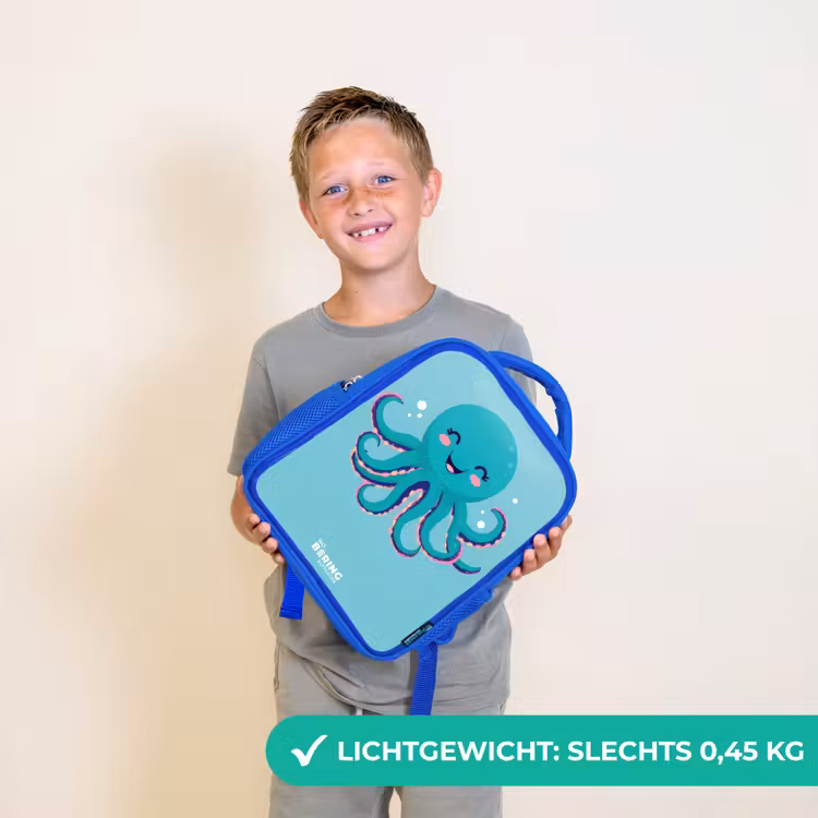 Kinderrugzak - Blauw - Octopus - Water - Blauw — 2