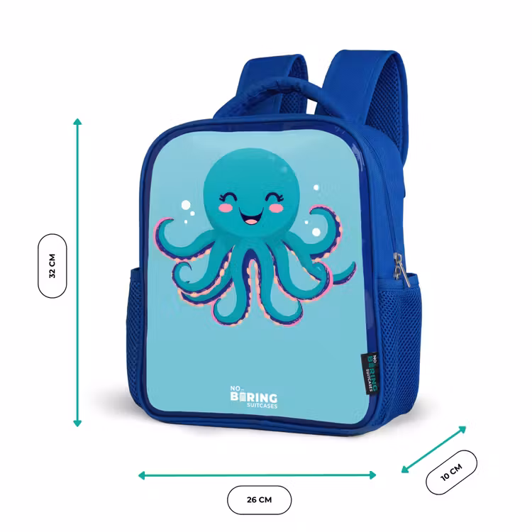 Kinderrugzak - Blauw - Octopus - Water - Blauw — 5