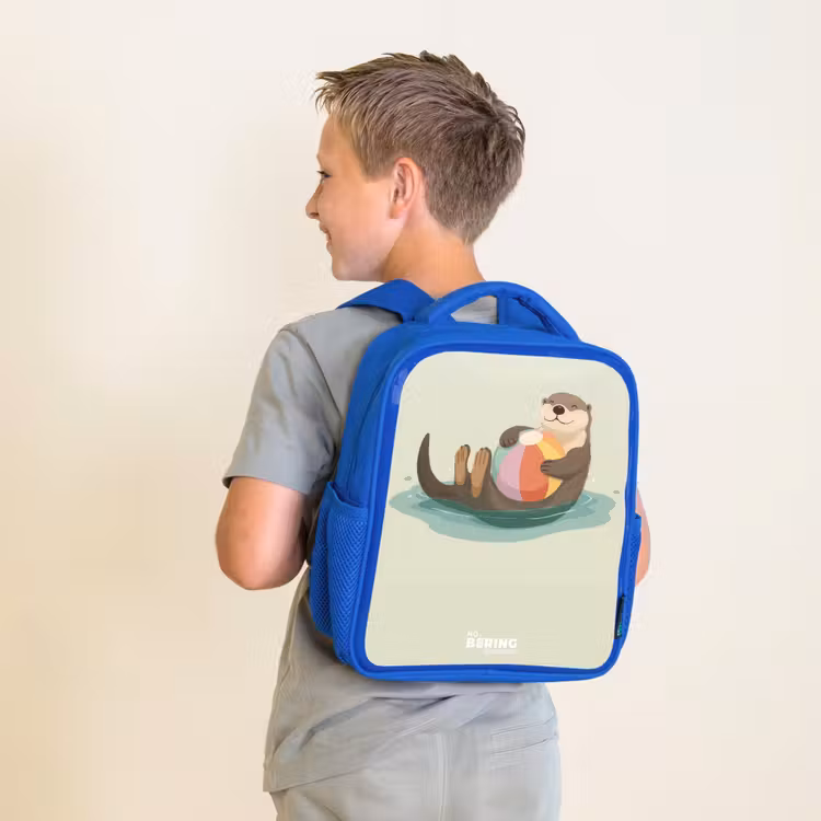 Kinderrugzak - Blauw - Otter - Strandbal - Water — 3
