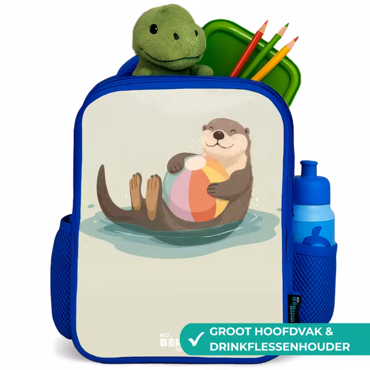 Kinderrugzak - Blauw - Otter - Strandbal - Water — 6
