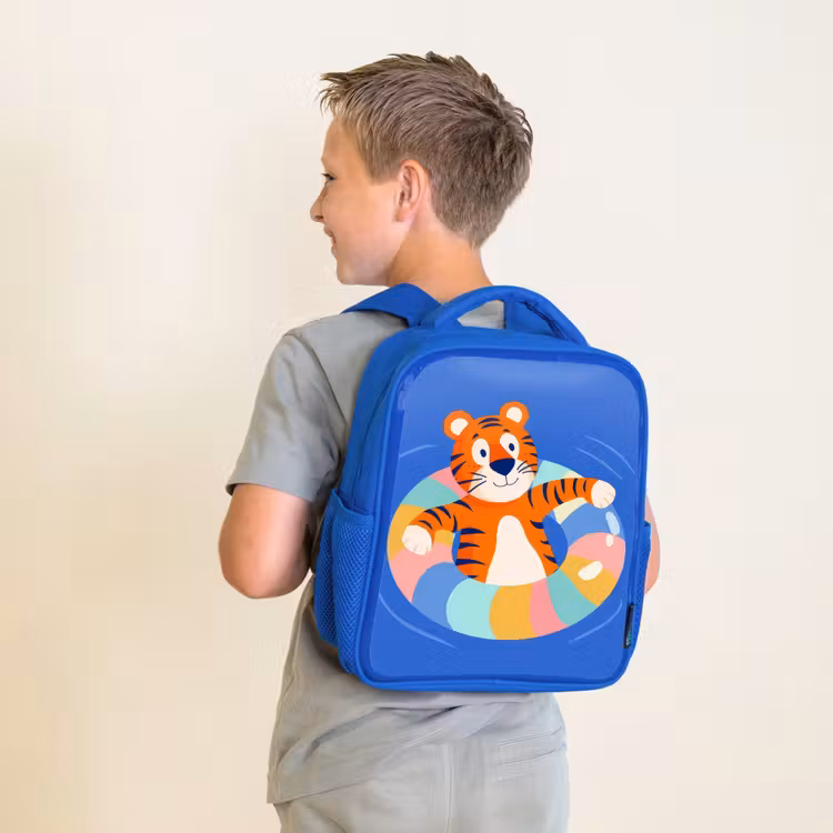 Kinderrugzak - Blauw - Tijger - Zwemband - Water — 3