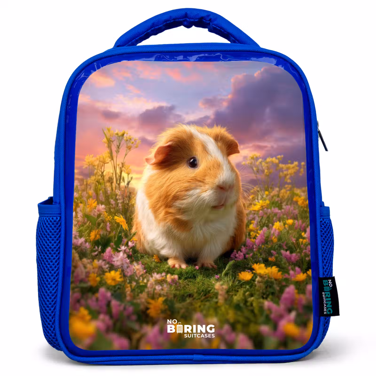 Kinderrugzak - Blauw - Cavia - Natuur - Dier — 1