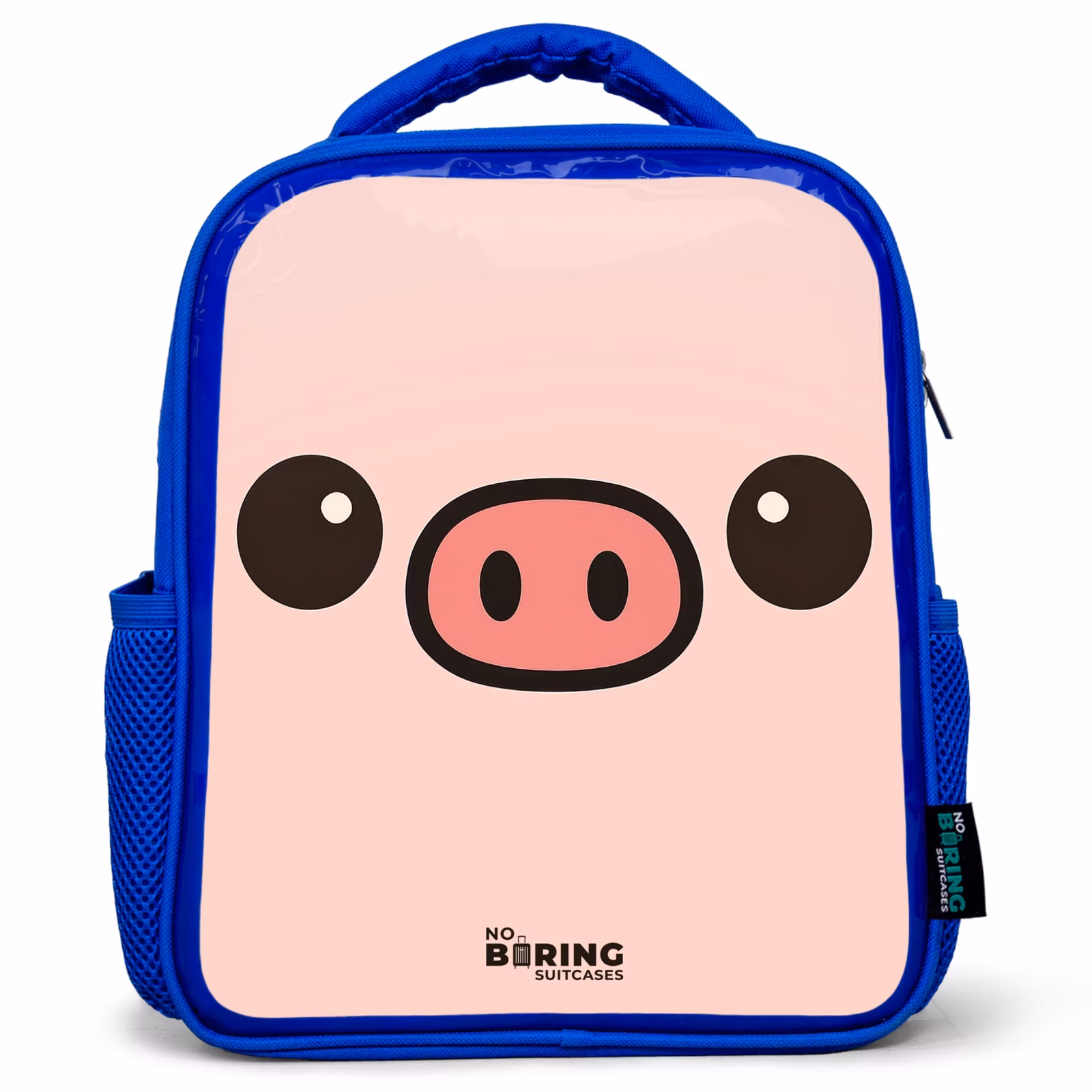 Kinderrugzak - Blauw - Kawai - Varken - Roze — 1