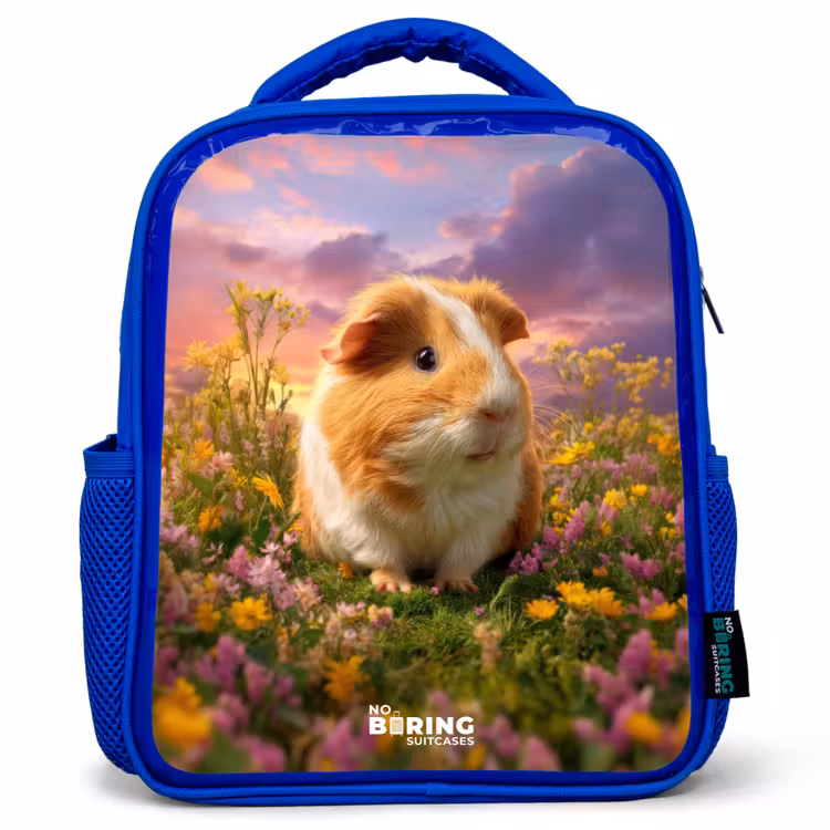 Kinderrugzak - Blauw - Cavia - Natuur - Dier — 1
