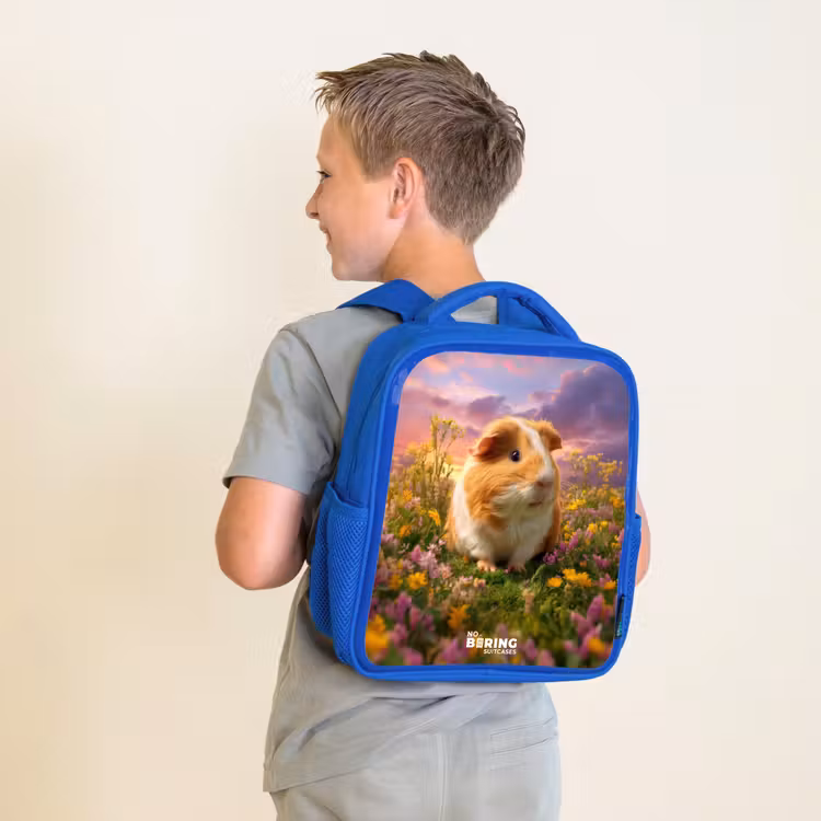 Kinderrugzak - Blauw - Cavia - Natuur - Dier — 3
