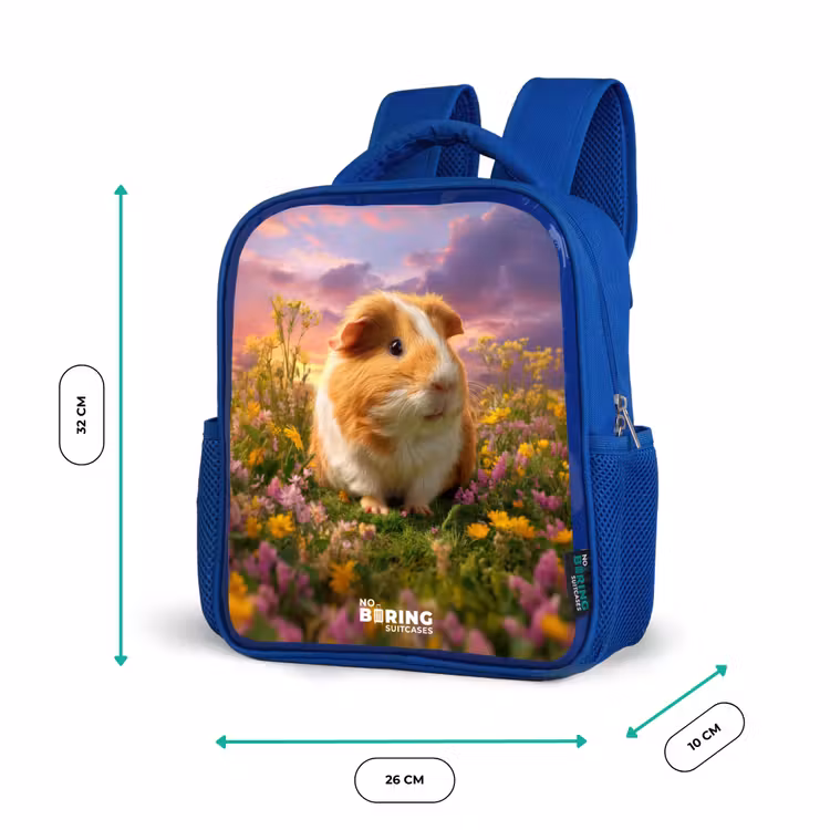 Kinderrugzak - Blauw - Cavia - Natuur - Dier — 5
