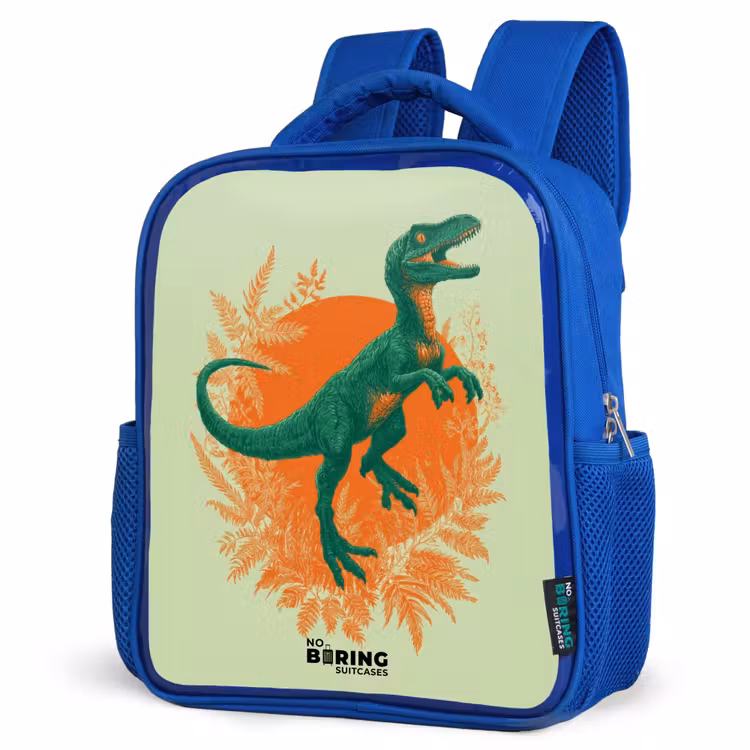 Kinderrugzak - Blauw - Dino - Natuur - Groen — 7