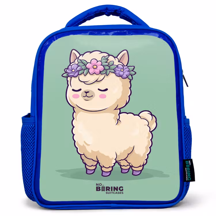 Kinderrugzak - Blauw - Kawai - Alpaca - Groen — 1