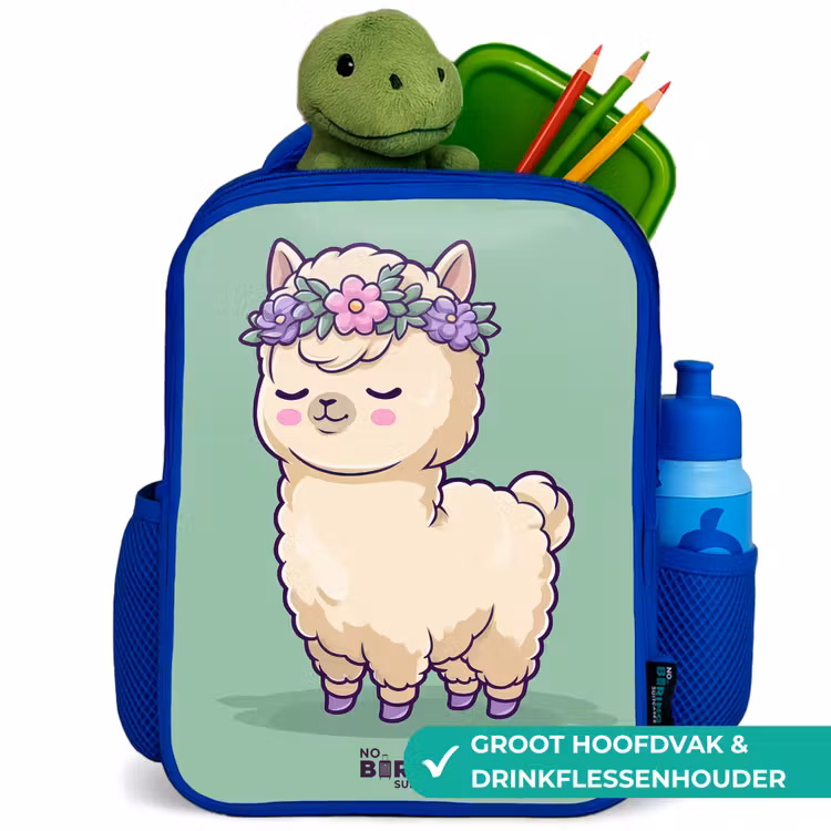Kinderrugzak - Blauw - Kawai - Alpaca - Groen — 6