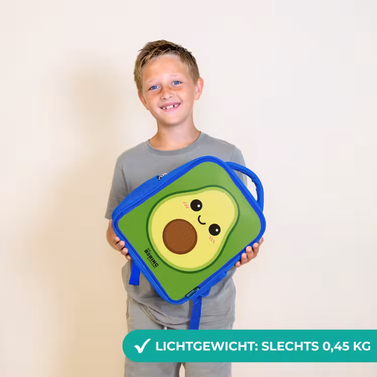 Kinderrugzak - Blauw - Kawai - Avocado - Groen — 2