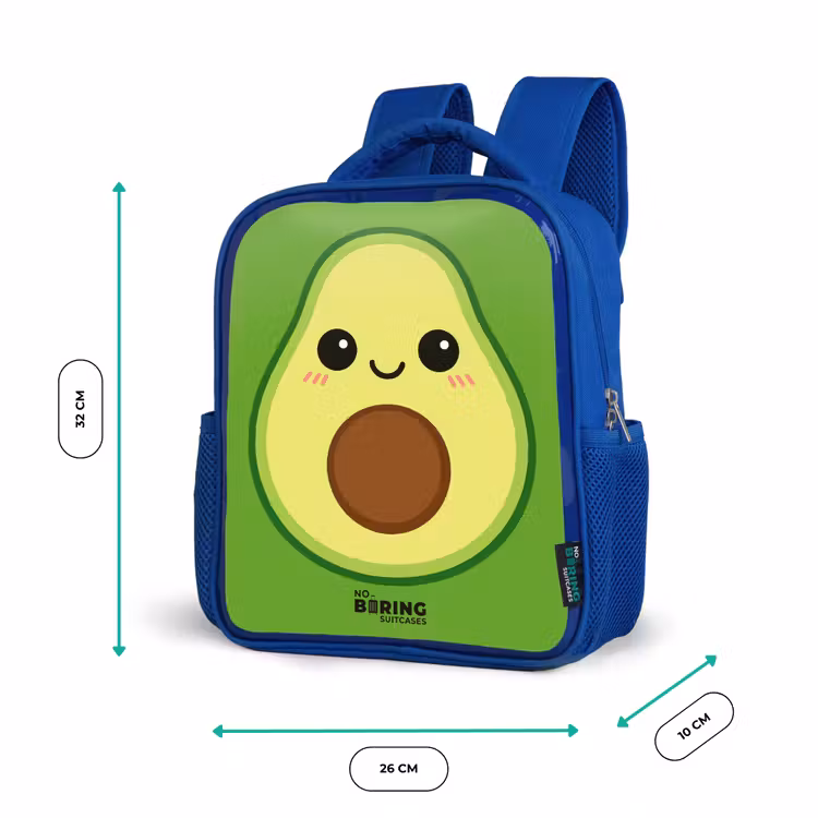 Kinderrugzak - Blauw - Kawai - Avocado - Groen — 5
