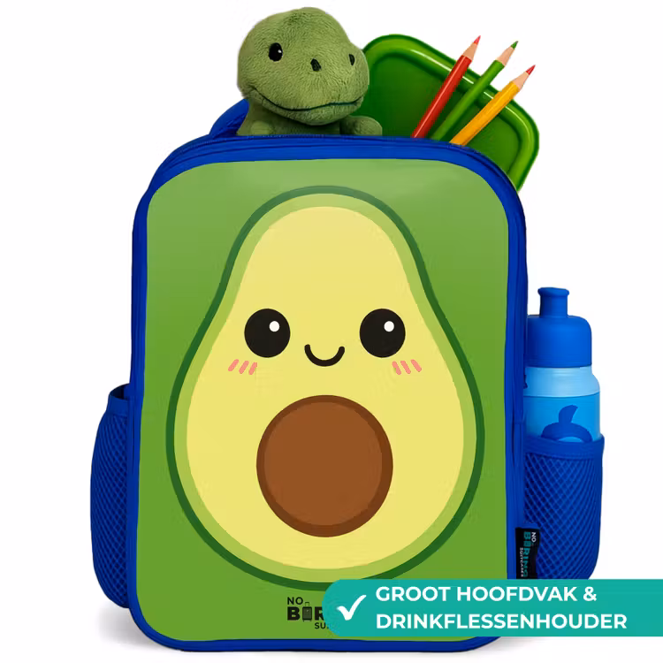 Kinderrugzak - Blauw - Kawai - Avocado - Groen — 6