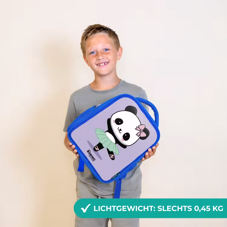Kinderrugzak - Blauw - Kawai - Ballet - Panda — 2