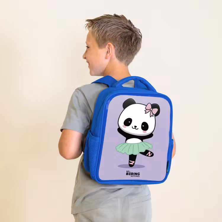 Kinderrugzak - Blauw - Kawai - Ballet - Panda — 3