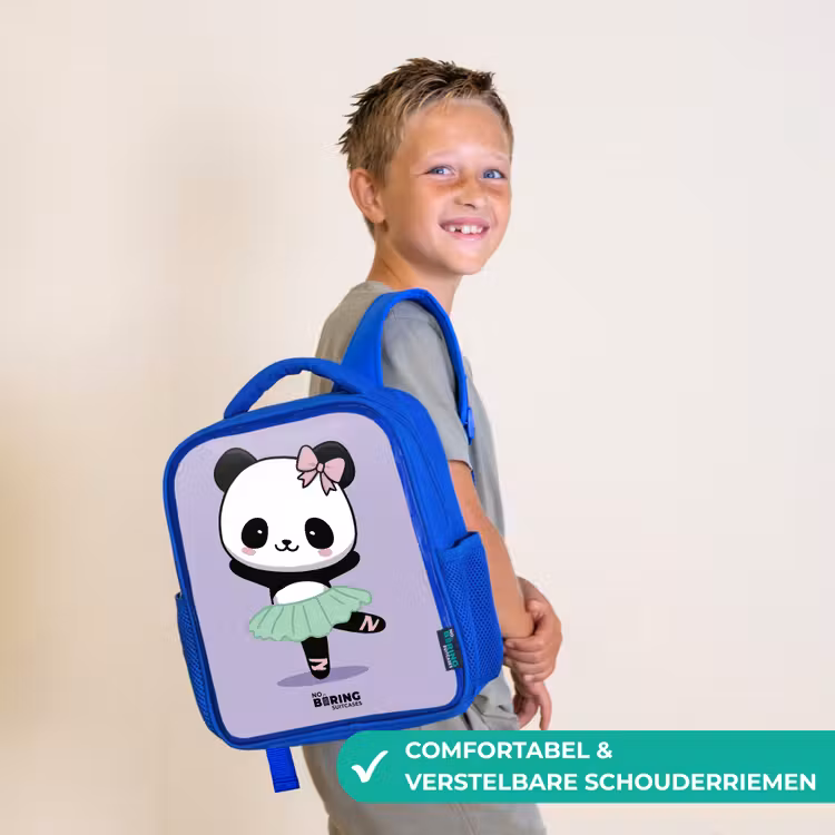 Kinderrugzak - Blauw - Kawai - Ballet - Panda — 4