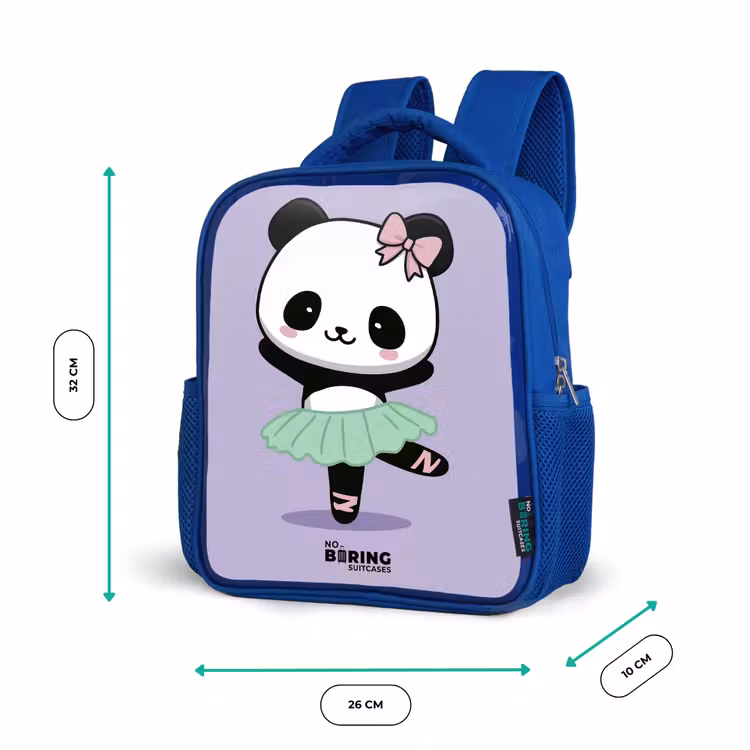 Kinderrugzak - Blauw - Kawai - Ballet - Panda — 5