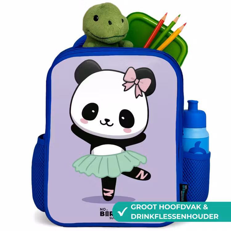 Kinderrugzak - Blauw - Kawai - Ballet - Panda — 6