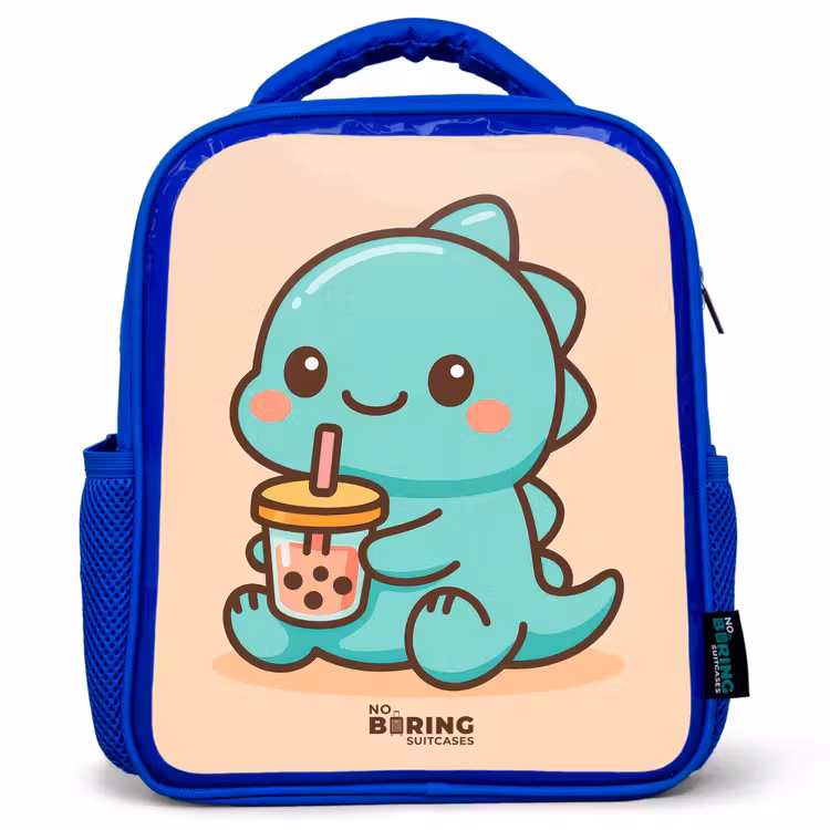 Kinderrugzak - Blauw - Kawai - Dino - Bubbletea — 1