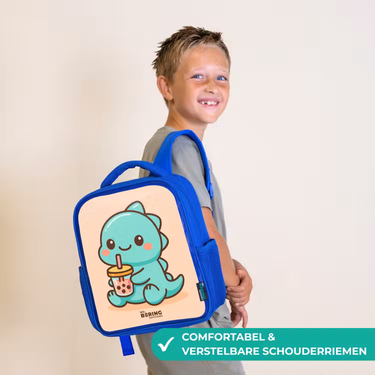 Kinderrugzak - Blauw - Kawai - Dino - Bubbletea — 4