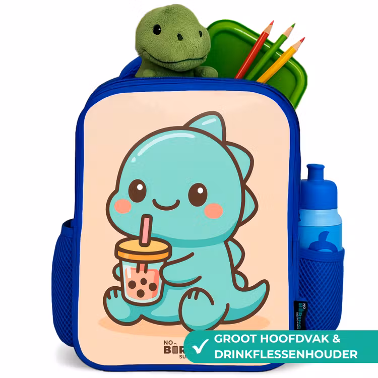Kinderrugzak - Blauw - Kawai - Dino - Bubbletea — 6