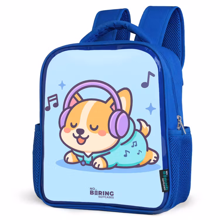 Kinderrugzak - Blauw - Kawai - Hond - Muziek — 7