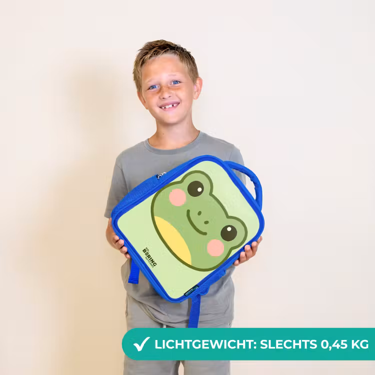 Kinderrugzak - Blauw - Kawai - Kikker - Groen — 2