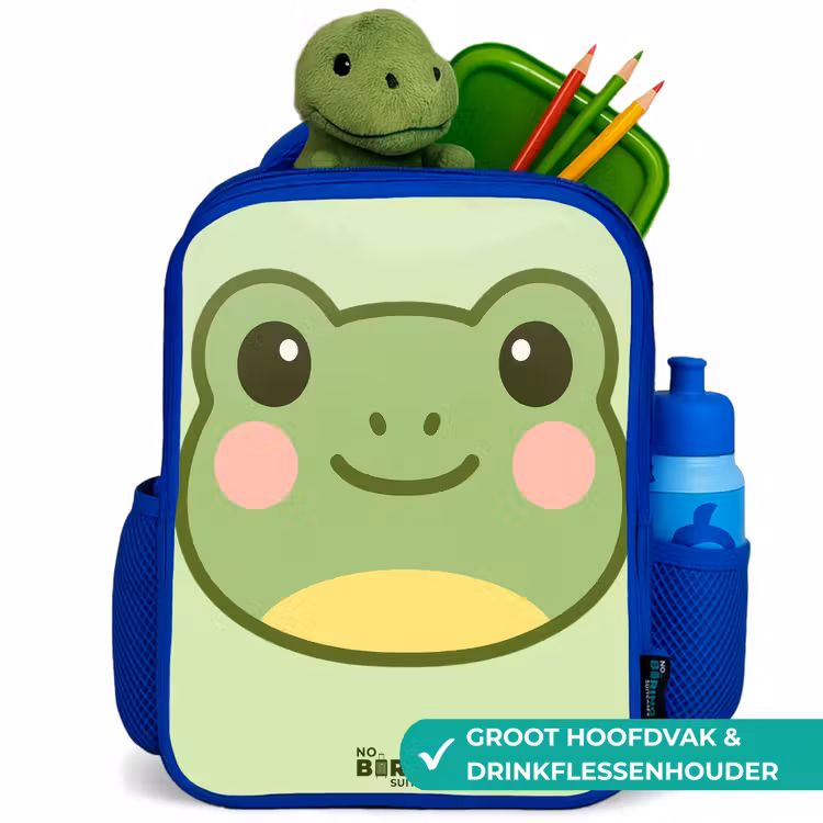 Kinderrugzak - Blauw - Kawai - Kikker - Groen — 6