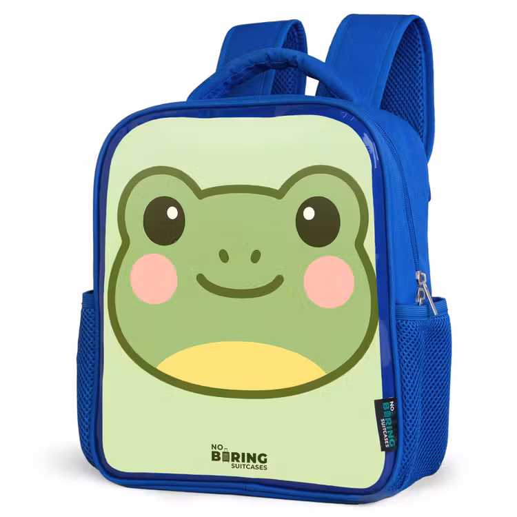 Kinderrugzak - Blauw - Kawai - Kikker - Groen — 7