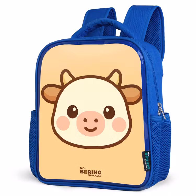 Kinderrugzak - Blauw - Kawai - Koe - Bruin — 7