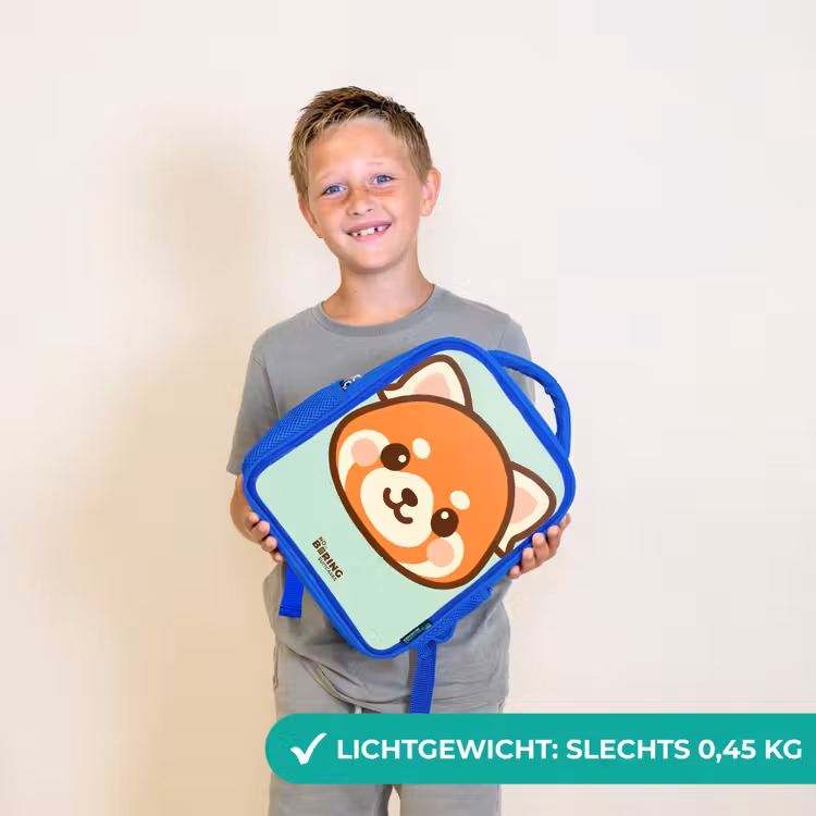 Kinderrugzak - Blauw - Kawai - Rode panda - Groen — 2