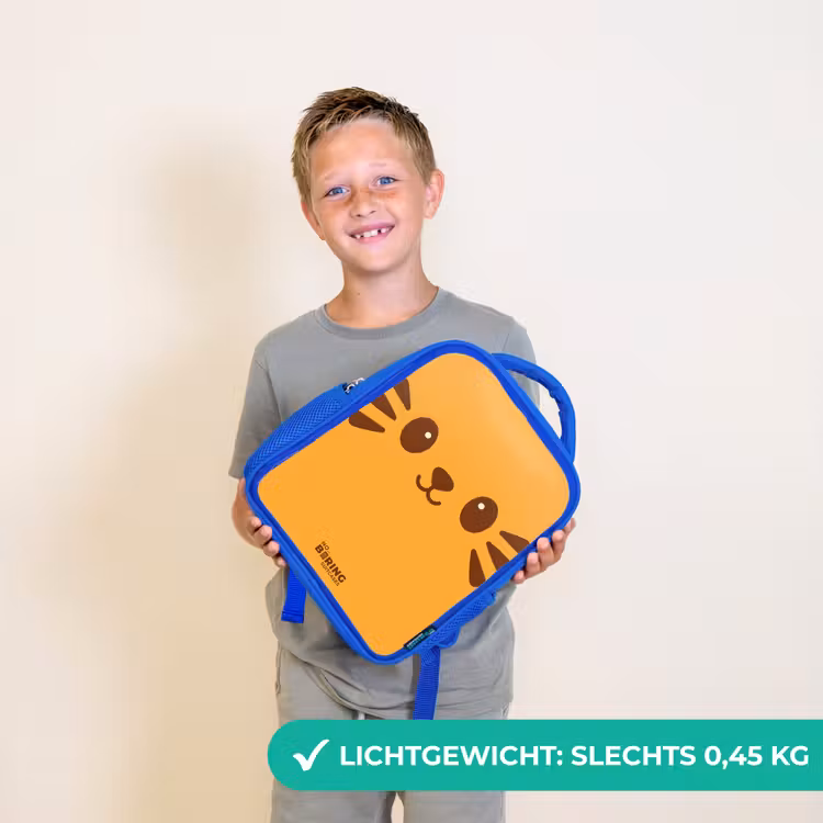 Kinderrugzak - Blauw - Kawai - Tijger - Oranje — 2