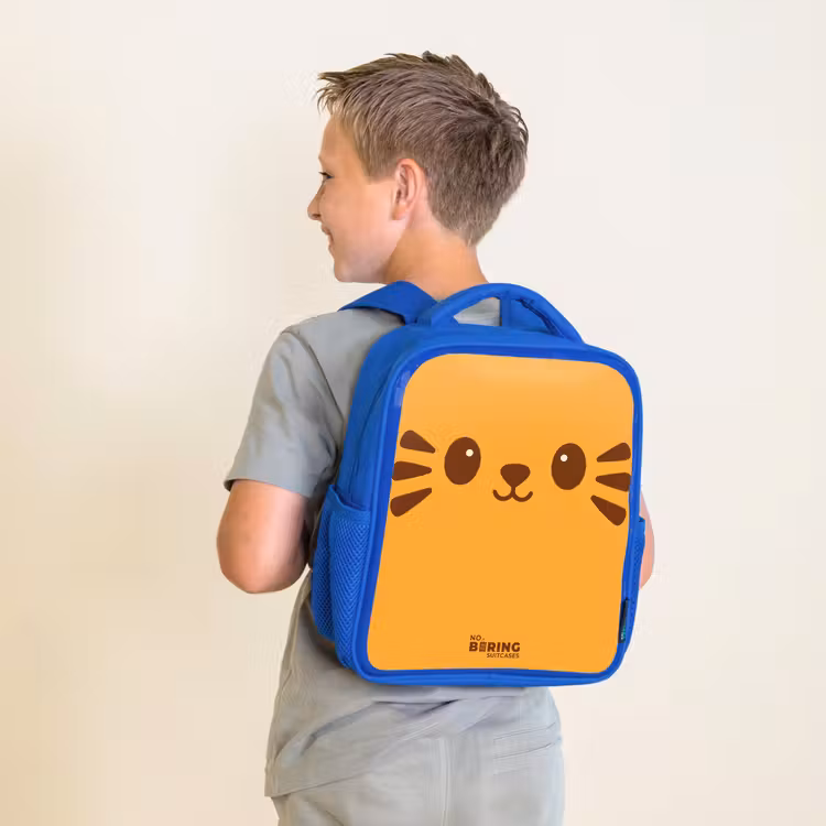 Kinderrugzak - Blauw - Kawai - Tijger - Oranje — 3