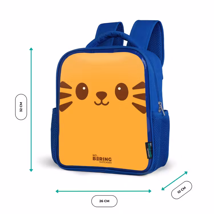 Kinderrugzak - Blauw - Kawai - Tijger - Oranje — 5