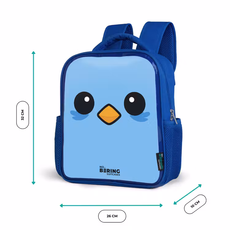 Kinderrugzak - Blauw - Kawai - Vogel - Blauw — 5