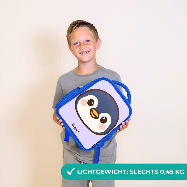 Kinderrugzak - Blauw - Pinguïn — 2