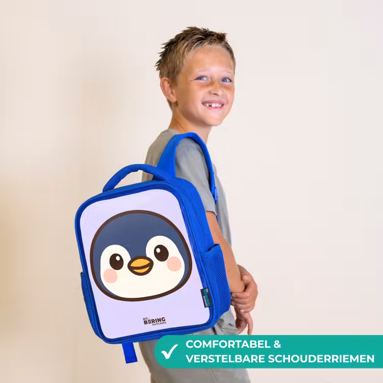Kinderrugzak - Blauw - Pinguïn — 4