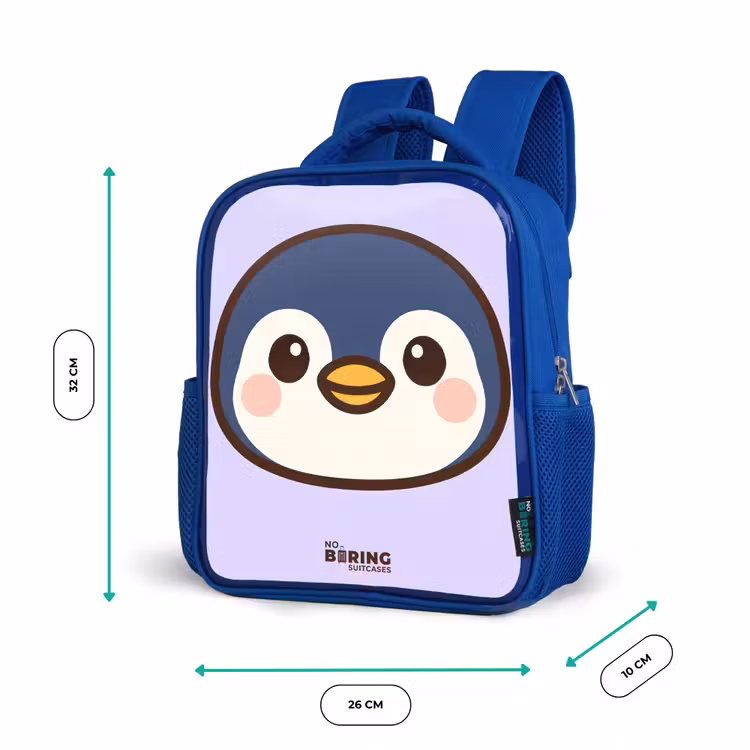 Kinderrugzak - Blauw - Pinguïn — 5