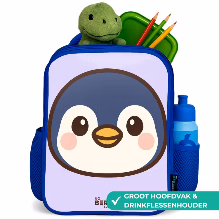 Kinderrugzak - Blauw - Pinguïn — 6
