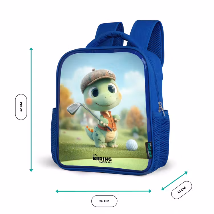 Kinderrugzak - Blauw - Golf - Dino - Groen — 5