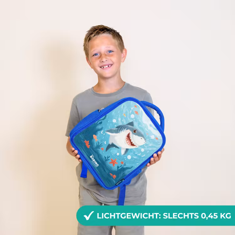 Kinderrugzak - Blauw - Haai - Water - Zee — 2