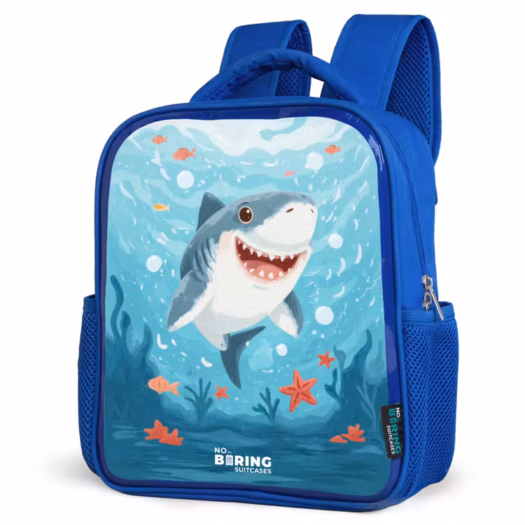 Kinderrugzak - Blauw - Haai - Water - Zee — 7