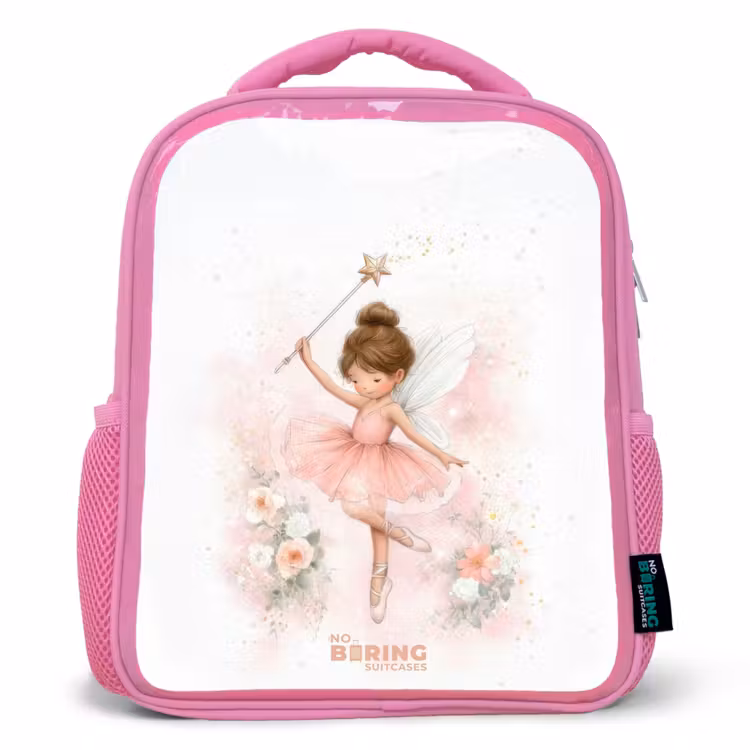 Kinderrugzak - Roze - Ballerina fee in roze β 1