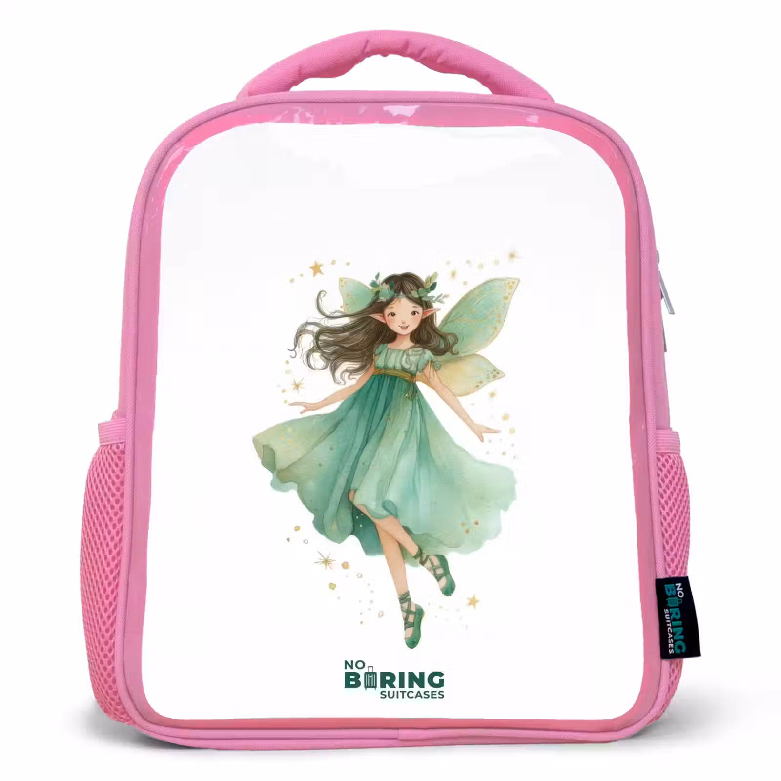 Kinderrugzak - Roze - Zwevende groene elf — 1