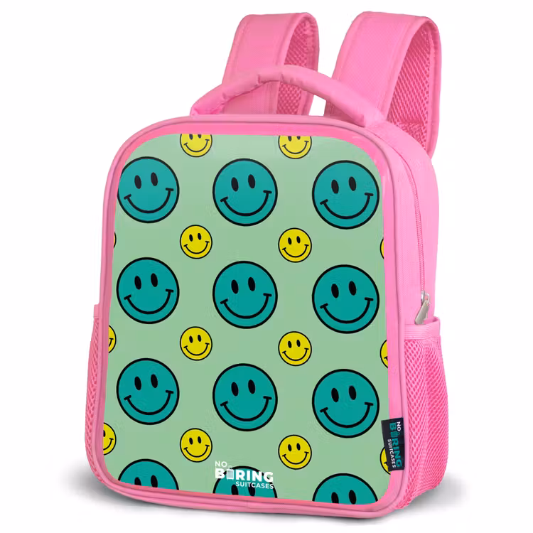 Kinderrugzak - Roze - All smiles groen — 4