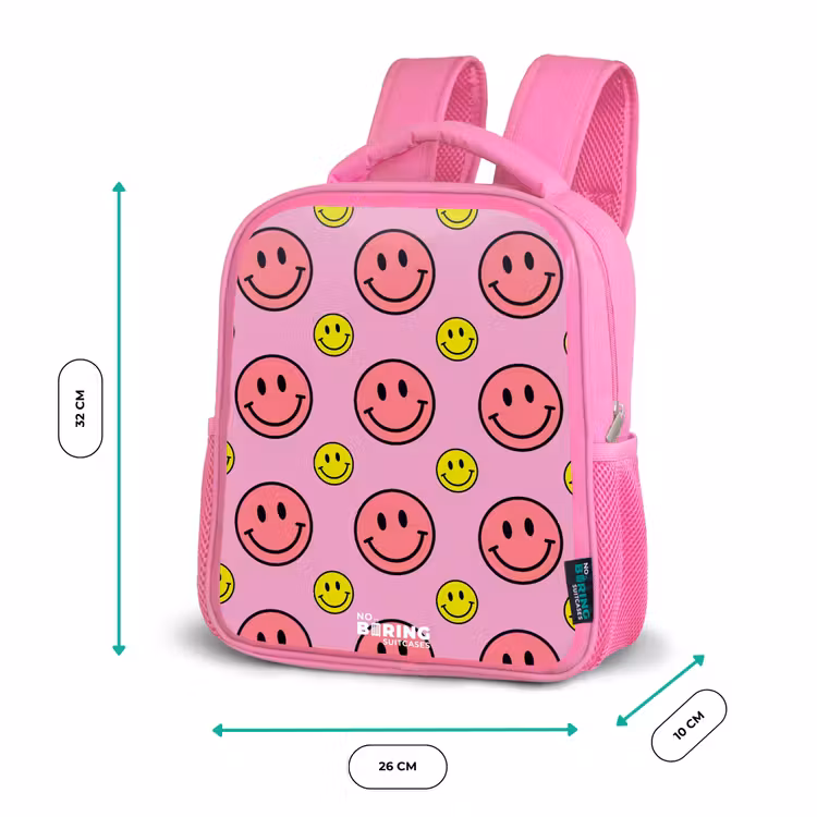 Kinderrugzak - Roze - All smiles roze — 3