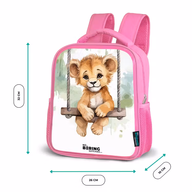 Kinderrugzak - Roze - Lucas leeuw — 3