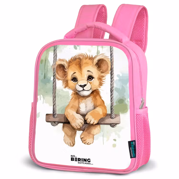 Kinderrugzak - Roze - Lucas leeuw — 4